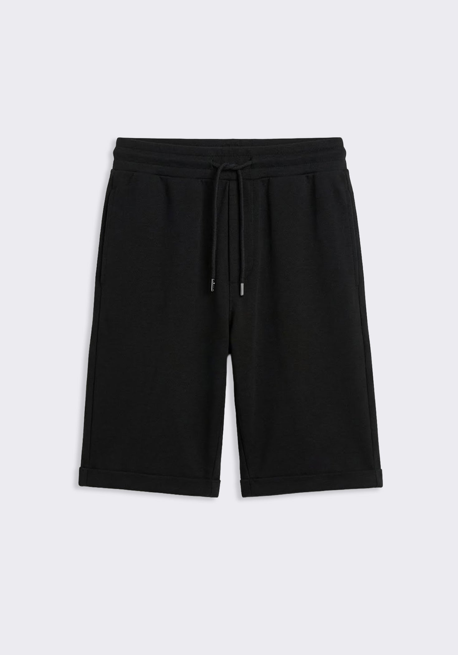 Bermuda in felpa|Colore:Nero
