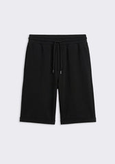 Bermuda in felpa|Colore:Nero