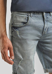 Bermuda di jeans slim fit|Colore:Jeans
