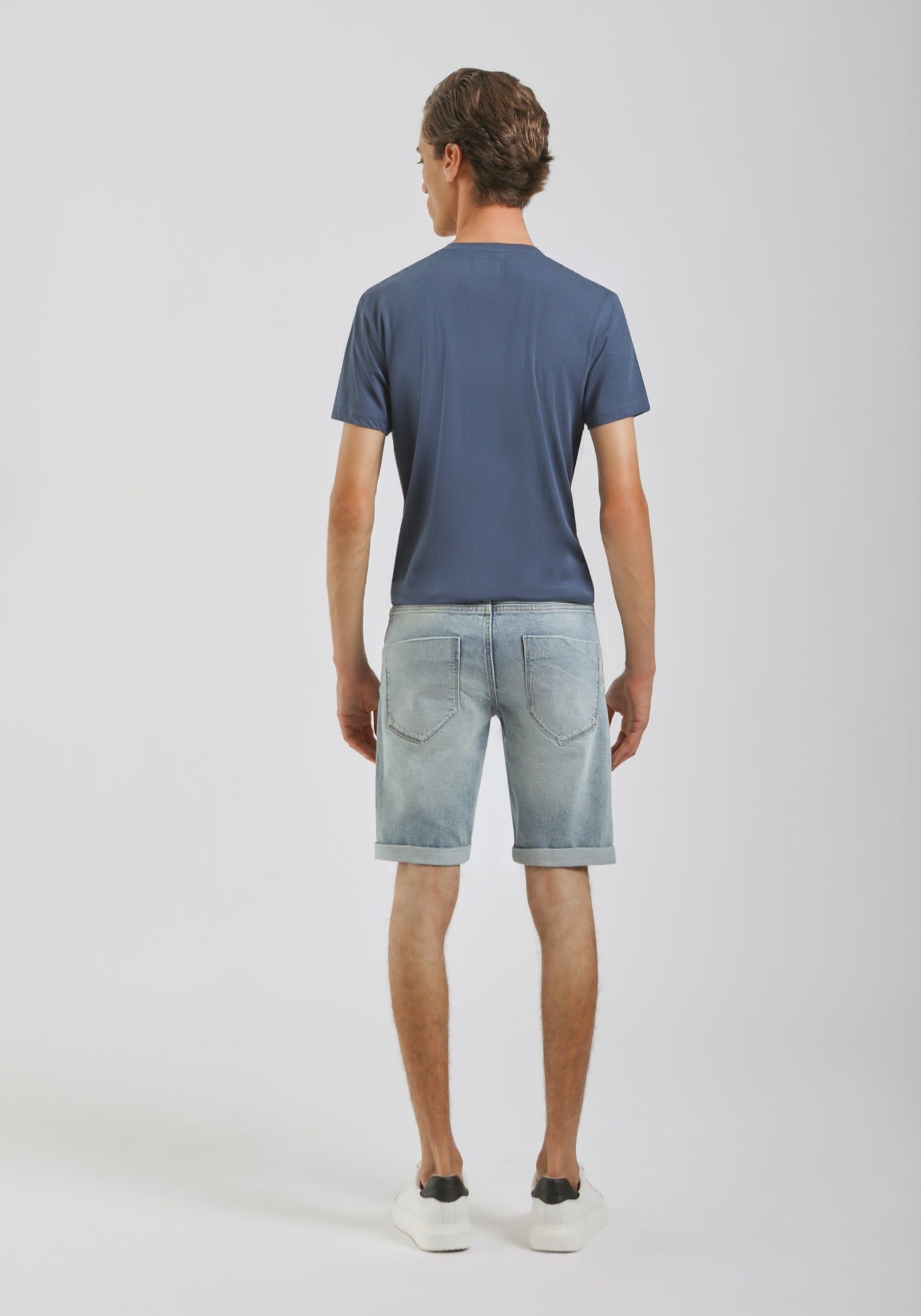 Bermuda di jeans slim fit|Colore:Jeans