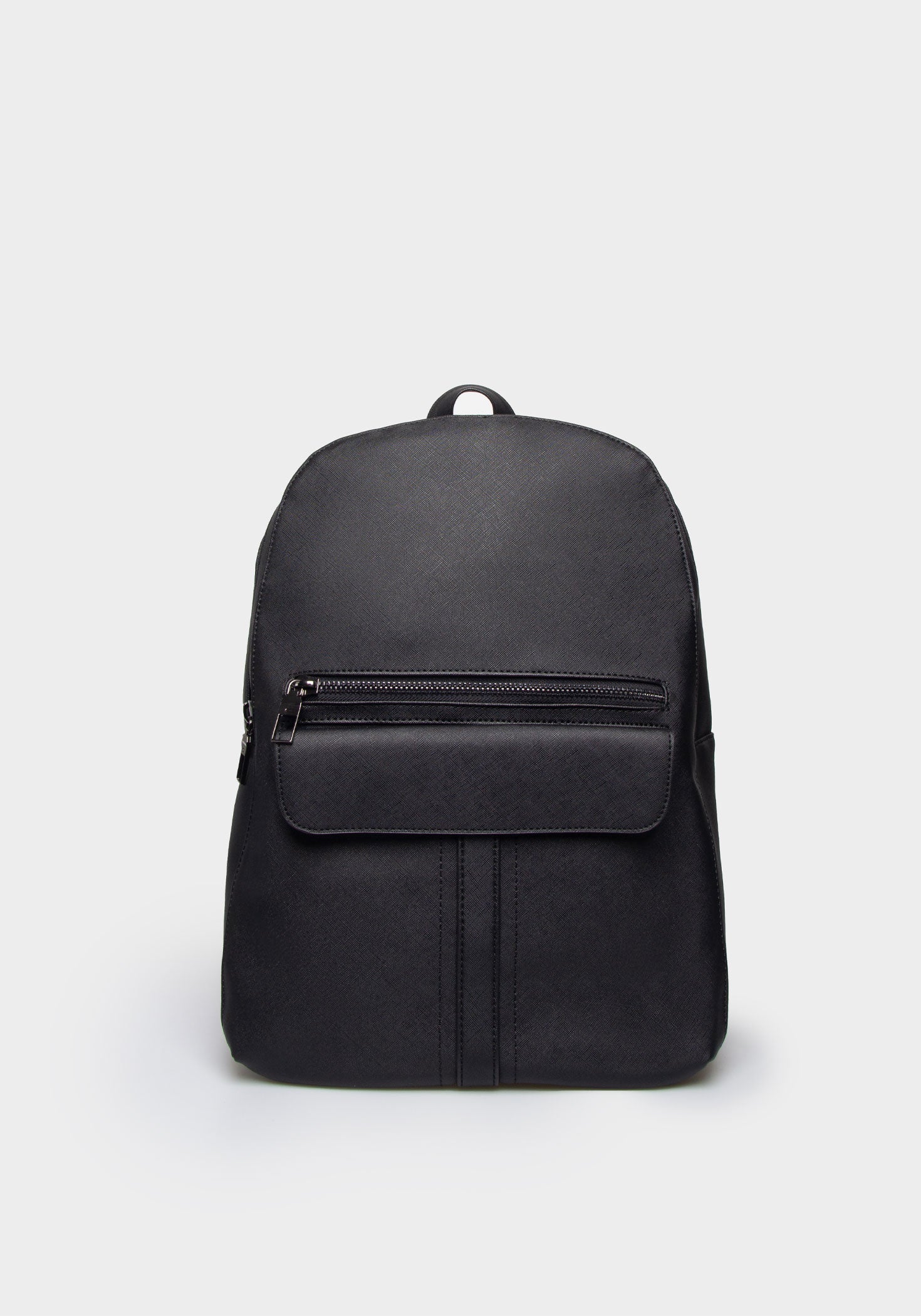 Zaino effetto pelle|Colore:Nero