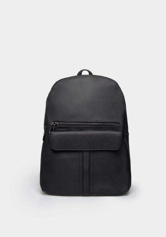 Zaino effetto pelle|Colore:Nero