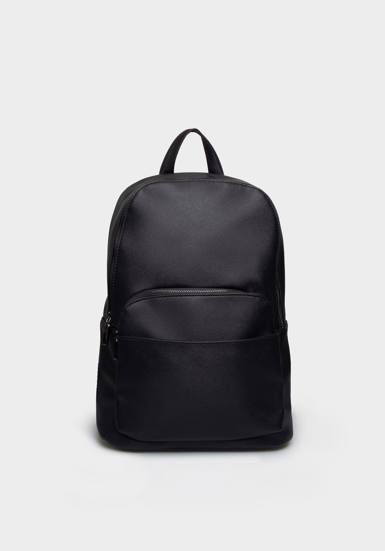 Zaino effetto pelle|Colore:Nero