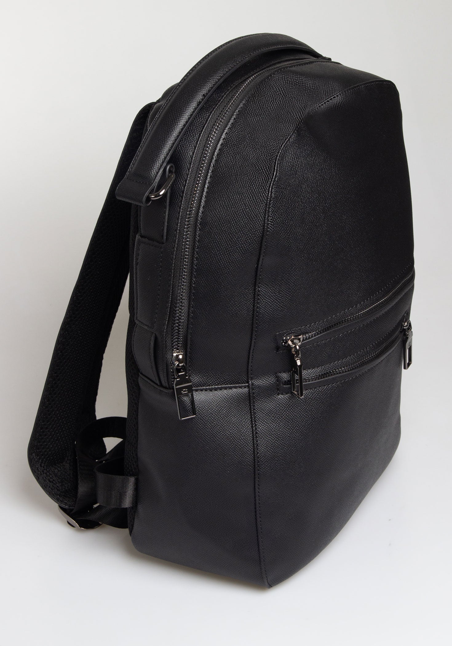 Zaino effetto pelle|Colore:Nero