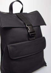 Zaino Gommato|Colore:Nero