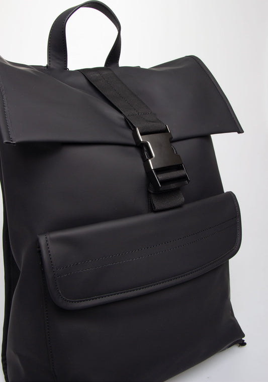 Zaino Gommato|Colore:Nero
