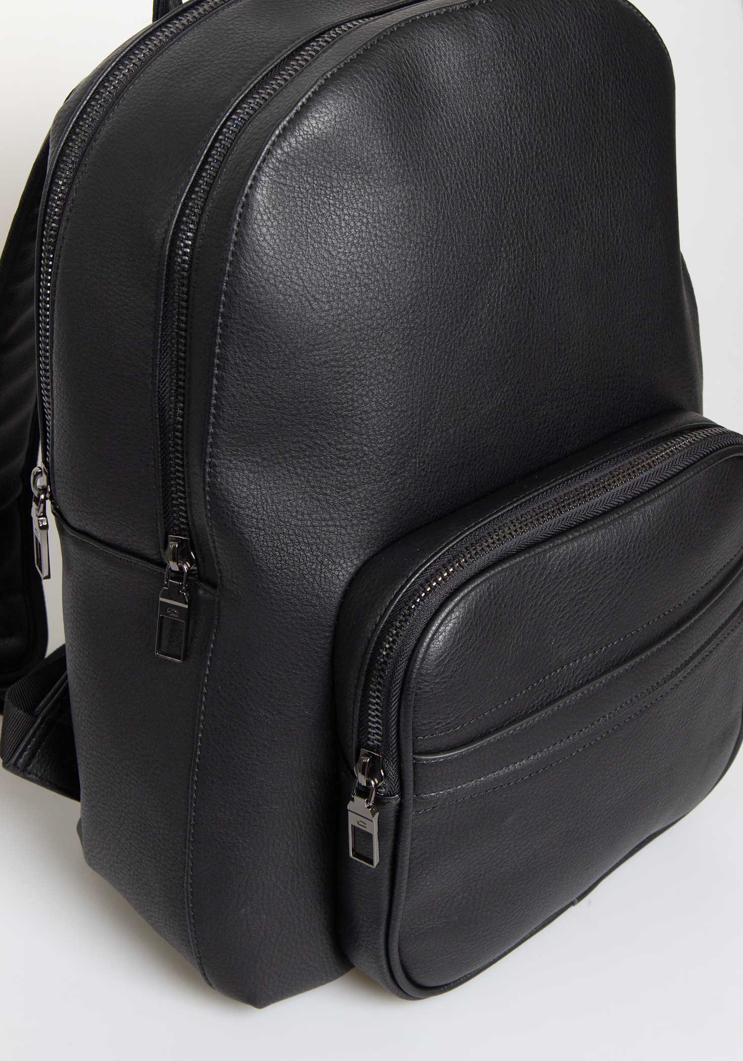 Zaino effetto pelle|Colore:Nero