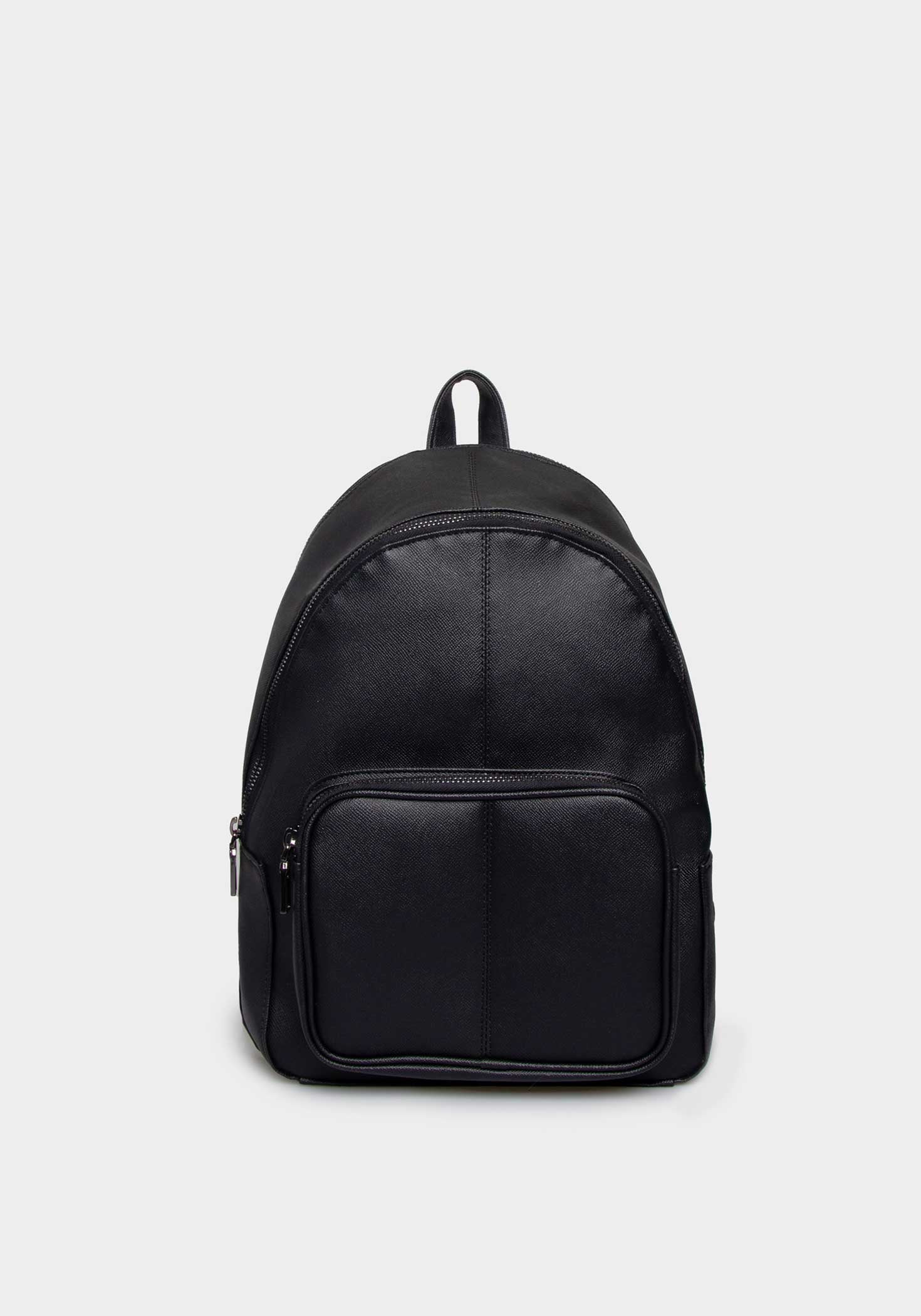Zaino effetto pelle|Colore:Nero