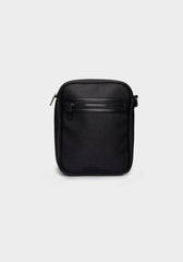 Borsello con zip frontale|Colore:Nero