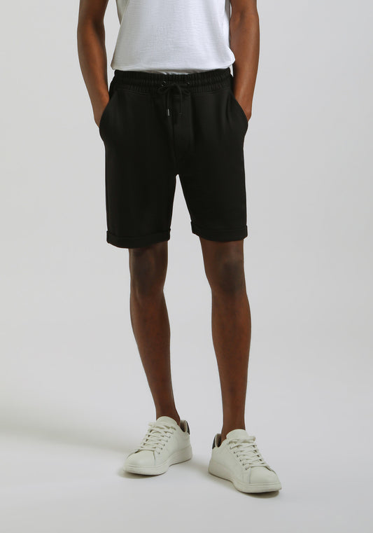 Bermuda in felpa|Colore:Nero
