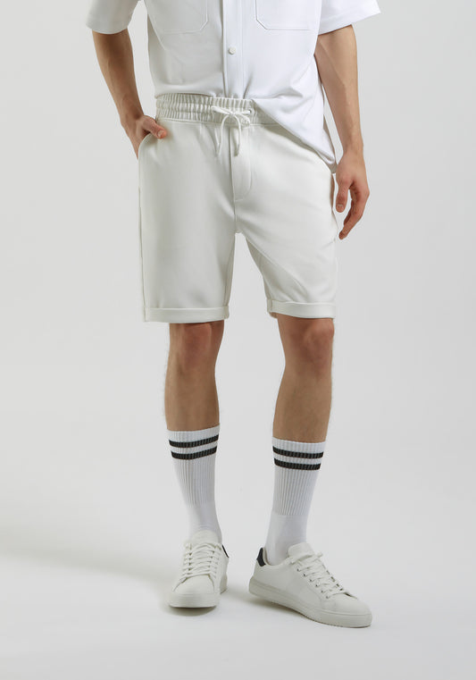Bermuda in felpa|Colore:Off white