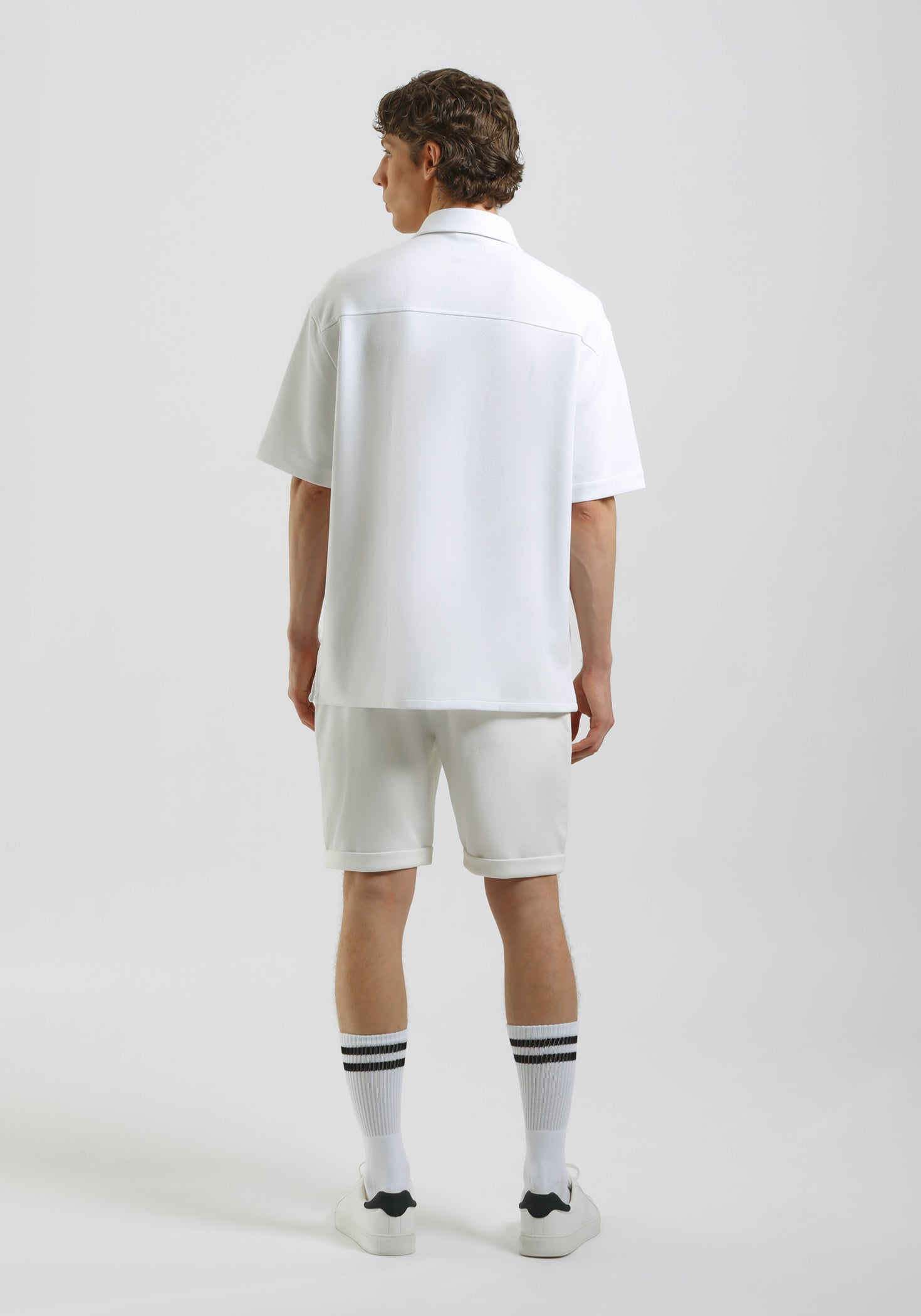 Bermuda in felpa|Colore:Off white
