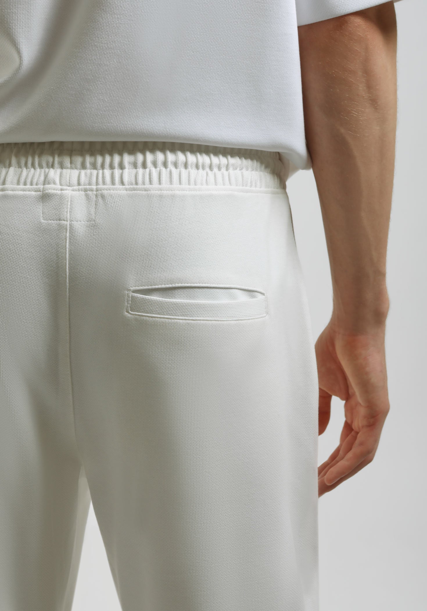 Bermuda in felpa|Colore:Off white