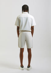 Bermuda in felpa misto cotone|Colore:Off white
