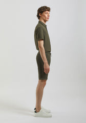 Bermuda in felpa misto cotone|Colore:Verde