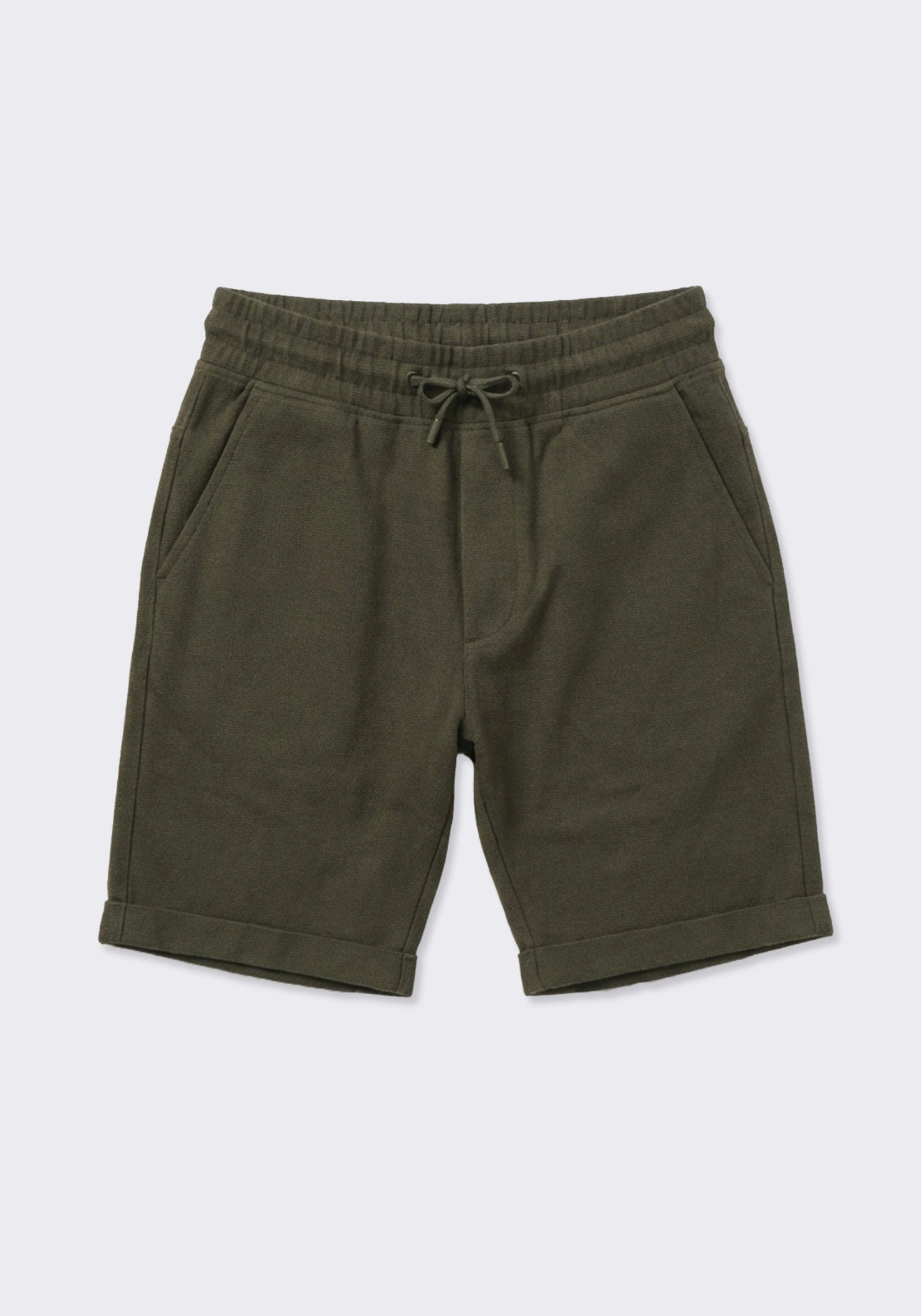 Bermuda in felpa misto cotone|Colore:Verde