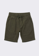 Bermuda in felpa misto cotone|Colore:Verde