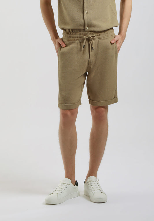Bermuda in felpa|Colore:Corda