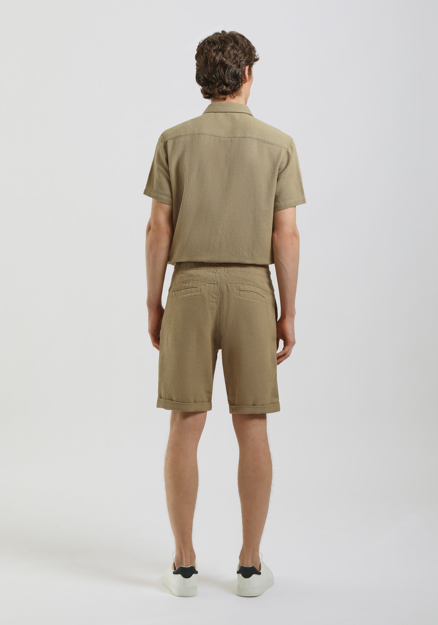 Bermuda in felpa|Colore:Corda