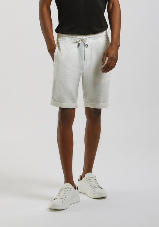 Bermuda in felpa|Colore:Off white