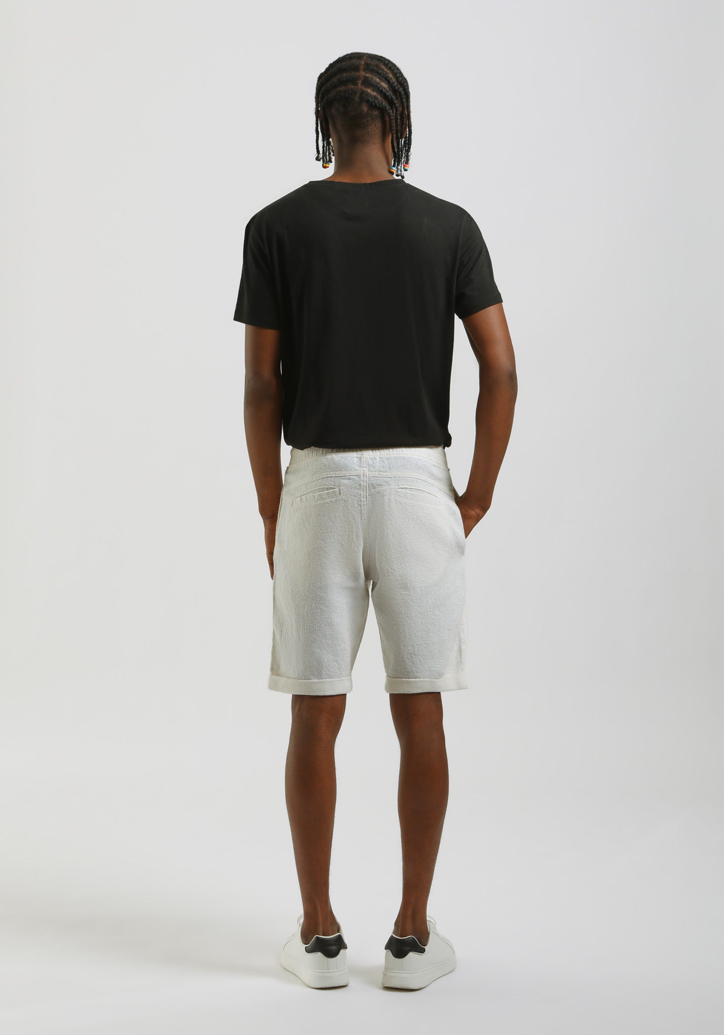 Bermuda in felpa|Colore:Off white