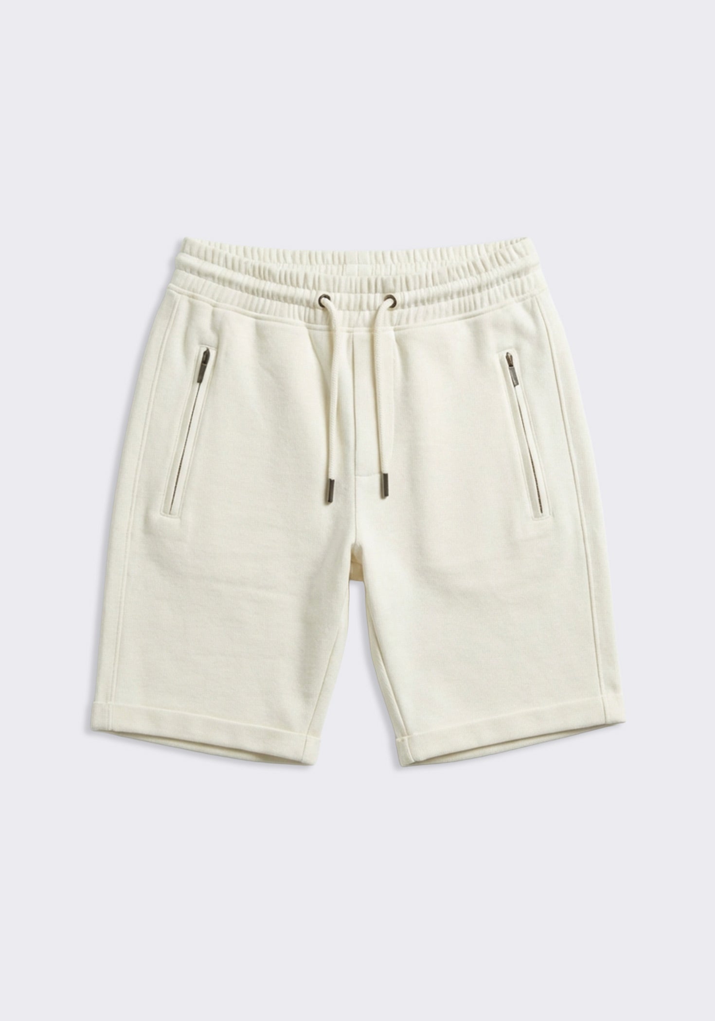 Bermuda in felpa strutturato|Colore:Off white