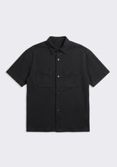 Camicia mezza manica con tasconi|Colore:Nero