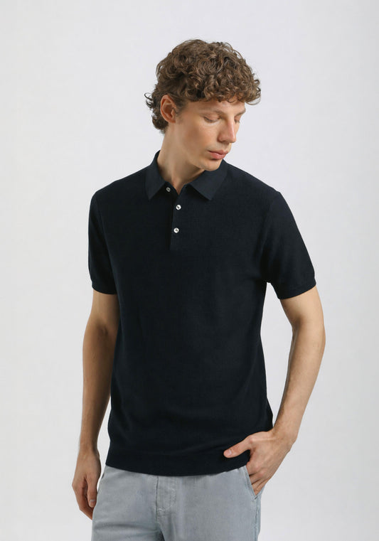 Polo in maglia|Colore:Avion