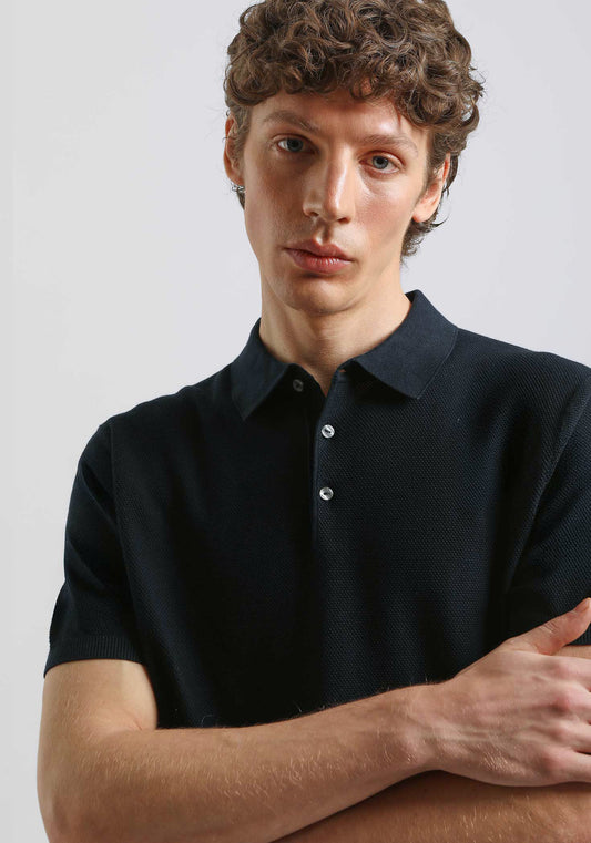 Polo in maglia|Colore:Avion