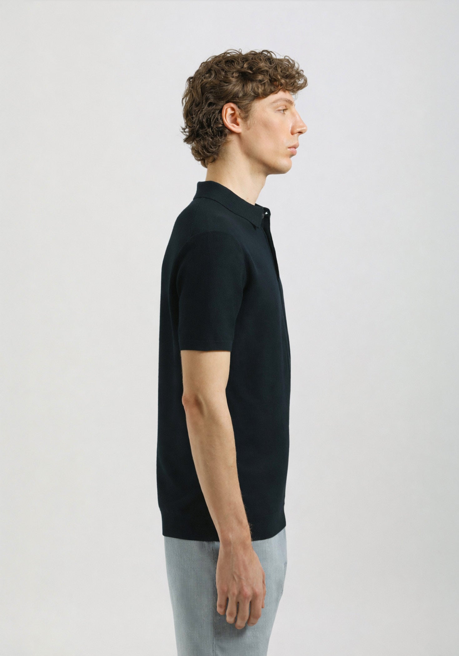 Polo in maglia|Colore:Avion