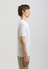 T-shirt in maglia forata|Colore:Bianco