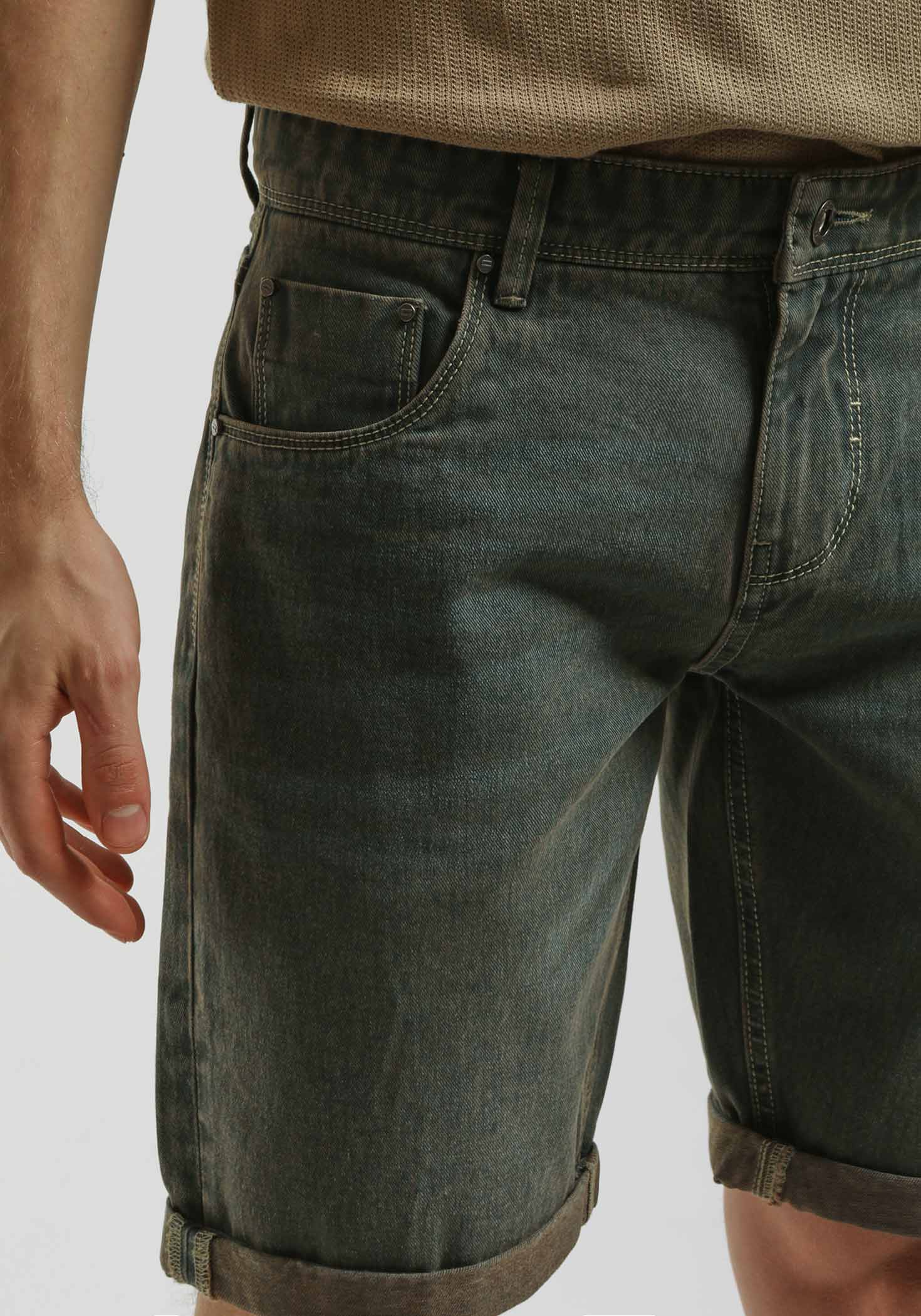 Bermuda di jeans regular fit|Colore:Jeans