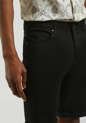 Bermuda cinque tasche in cotone|Colore:Nero