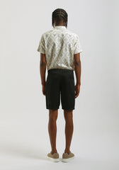 Bermuda cinque tasche in cotone|Colore:Nero