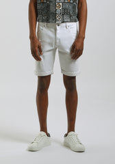 Bermuda cinque tasche elastico|Colore:Bianco