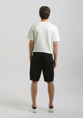 Bermuda cargo 100% cotone|Colore:Nero