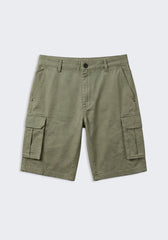 Bermuda cargo 100% cotone|Colore:Salvia