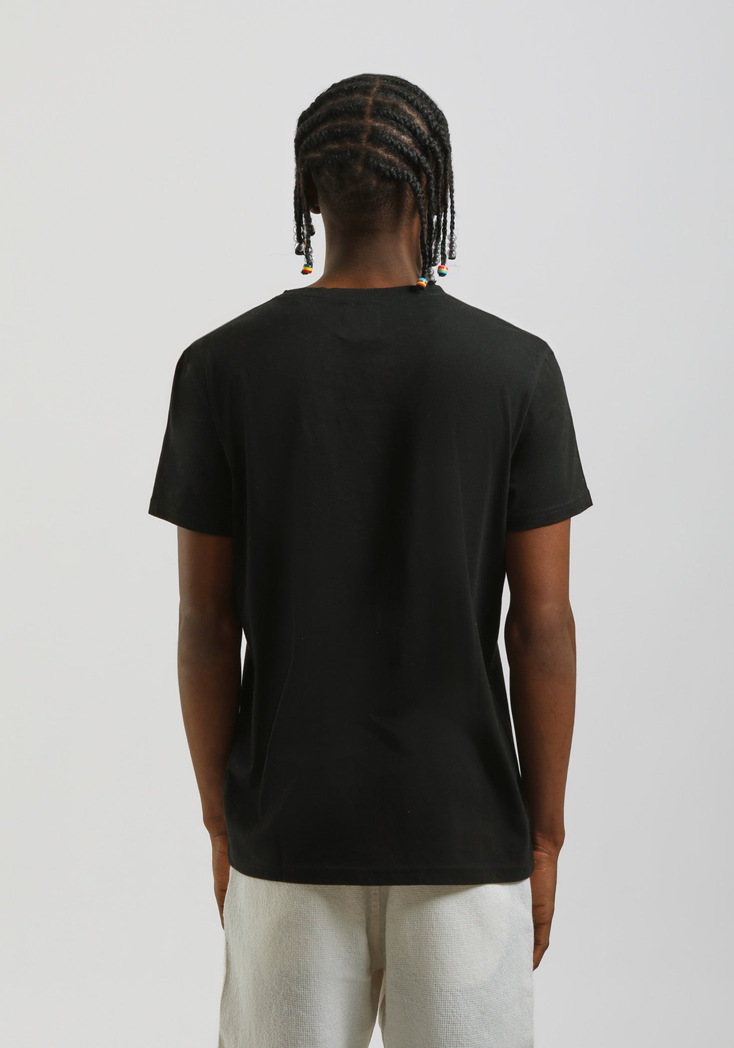 T-shirt 100% cotone con stampa|Colore:Nero