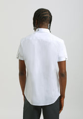 Camicia mezza manica in cotone|Colore:Bianco