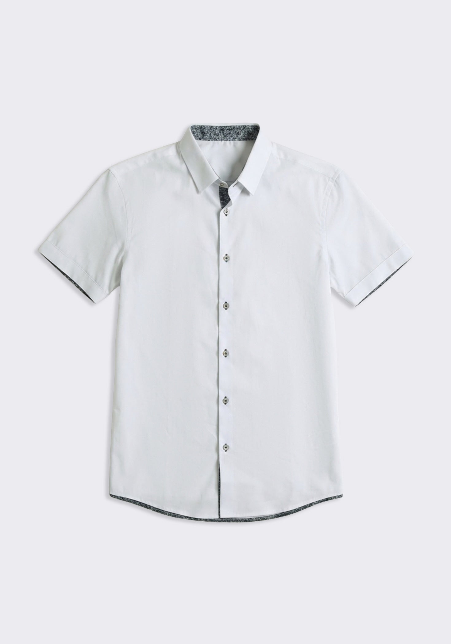 Camicia mezza manica in cotone|Colore:Bianco