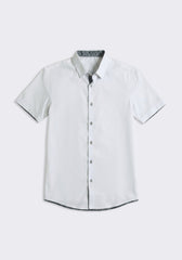 Camicia mezza manica in cotone|Colore:Bianco