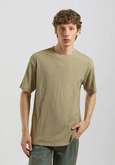 T-shirt strutturata|Colore:Corda