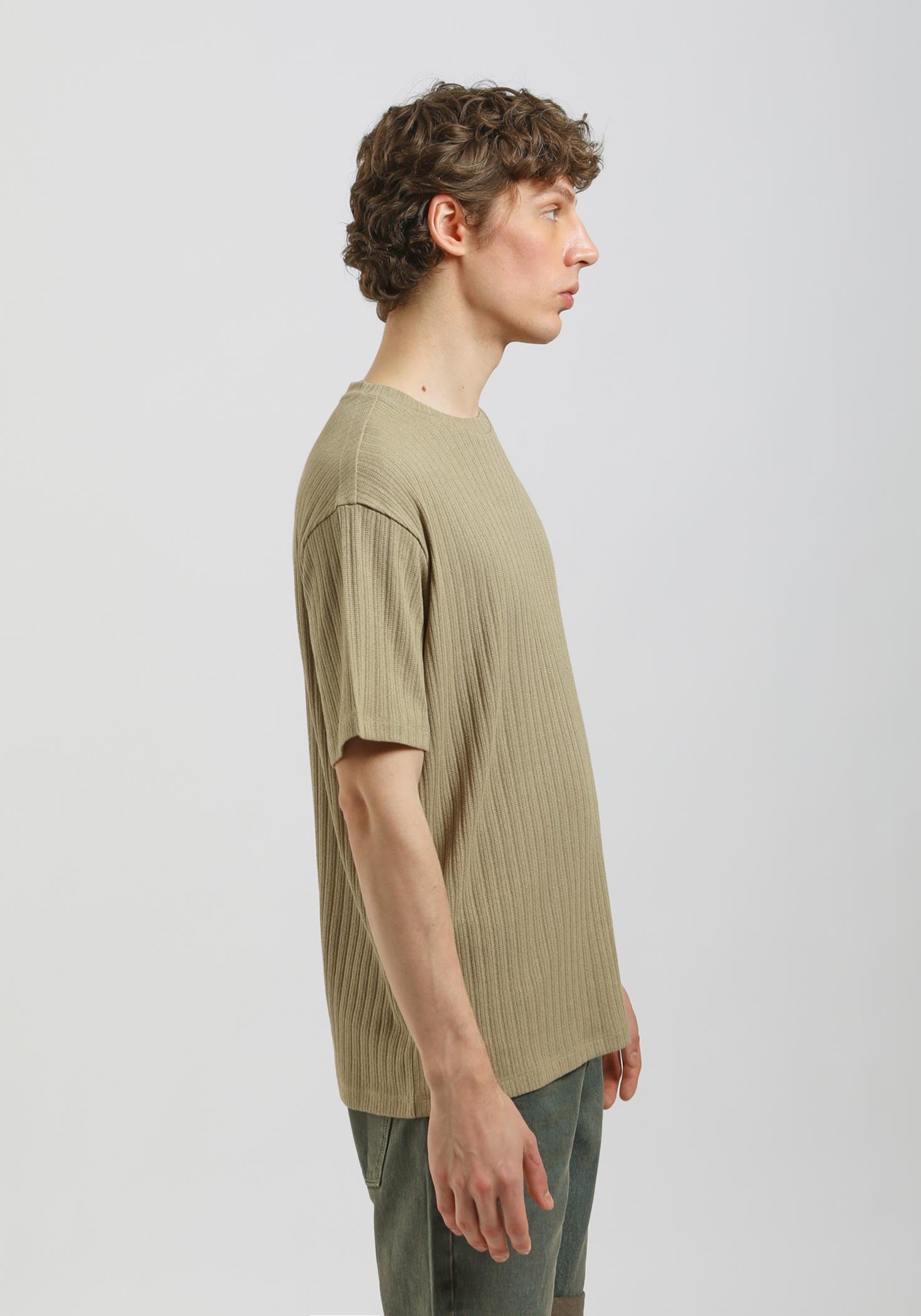 T-shirt strutturata|Colore:Corda