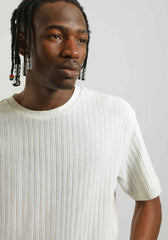 T-shirt strutturata|Colore:Off white