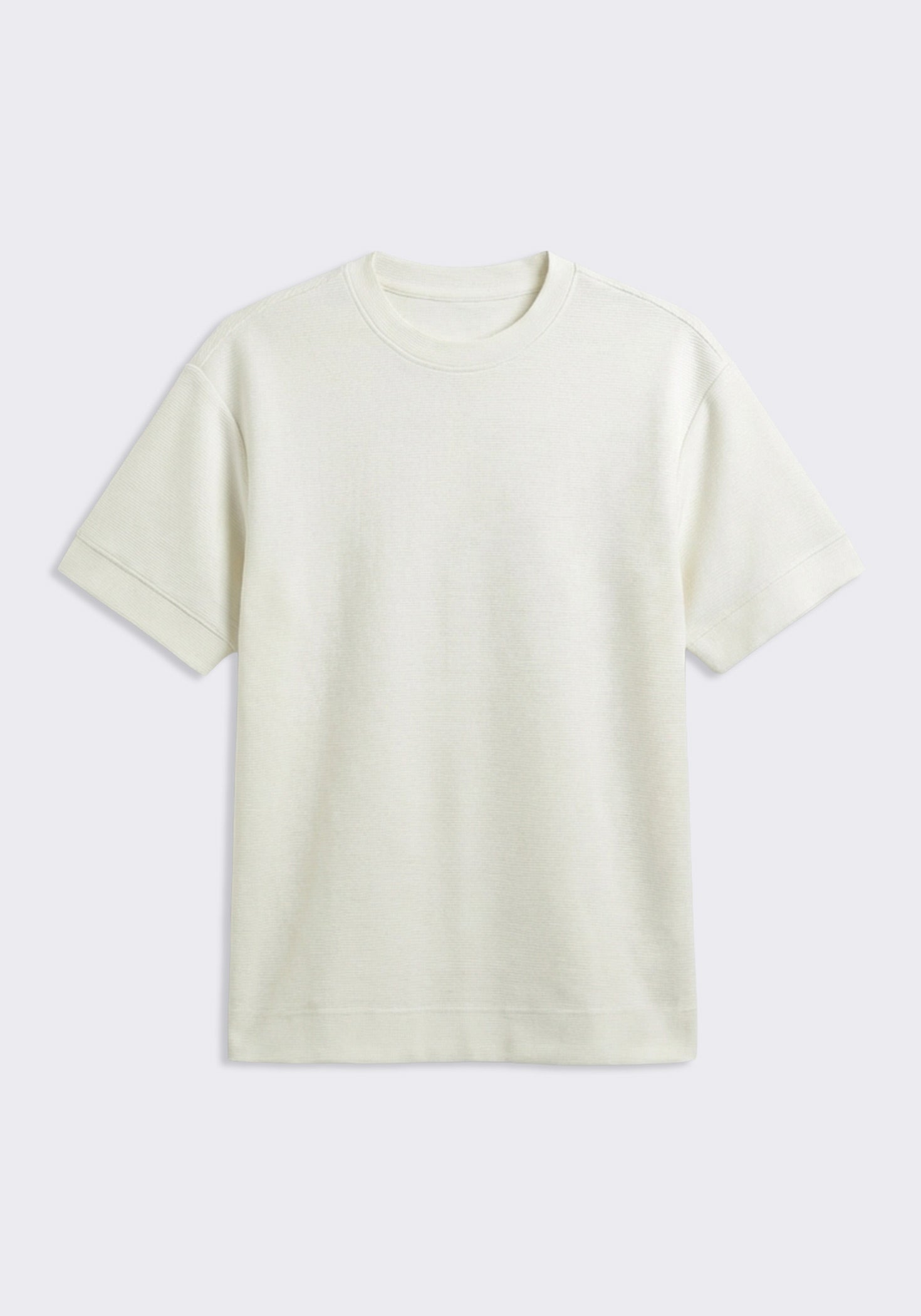 T-shirt strutturata|Colore:Off white