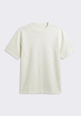 T-shirt strutturata|Colore:Off white