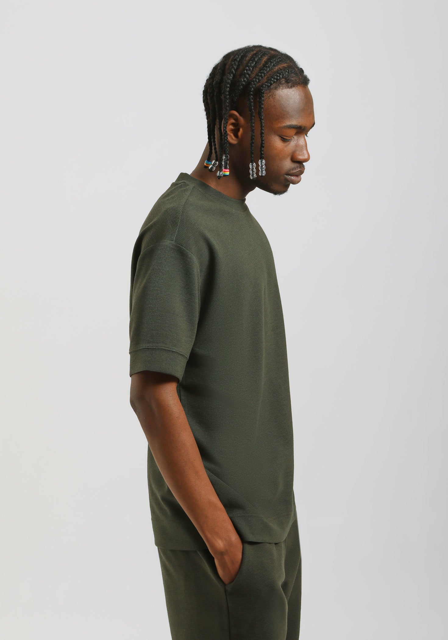 T-shirt strutturata|Colore:Verde bosco