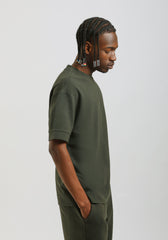 T-shirt strutturata|Colore:Verde bosco