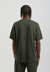 T-shirt strutturata|Colore:Verde bosco