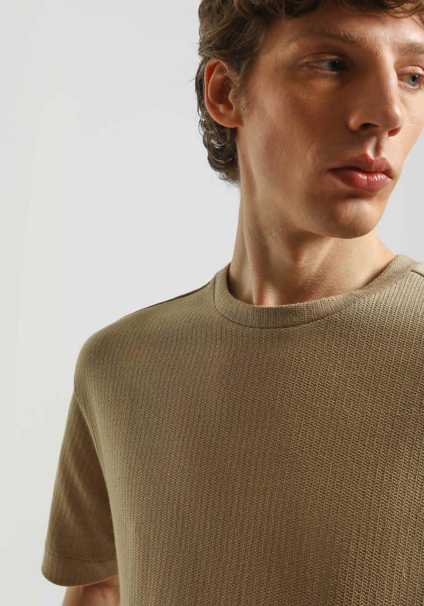 T-shirt 100% cotone|Colore:Corda
